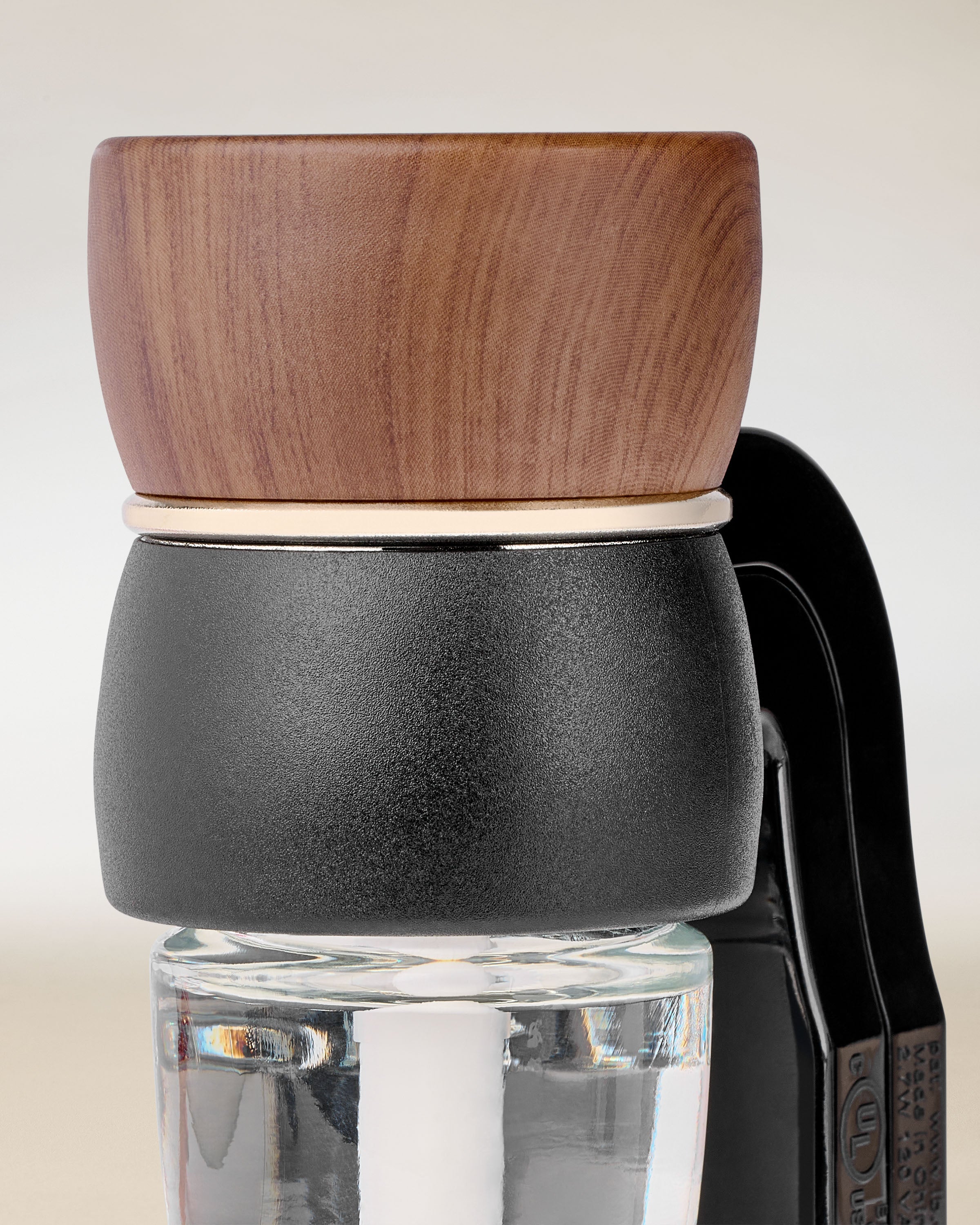 Black Hourglass Scent Control&trade; Wallflowers Fragrance Plug