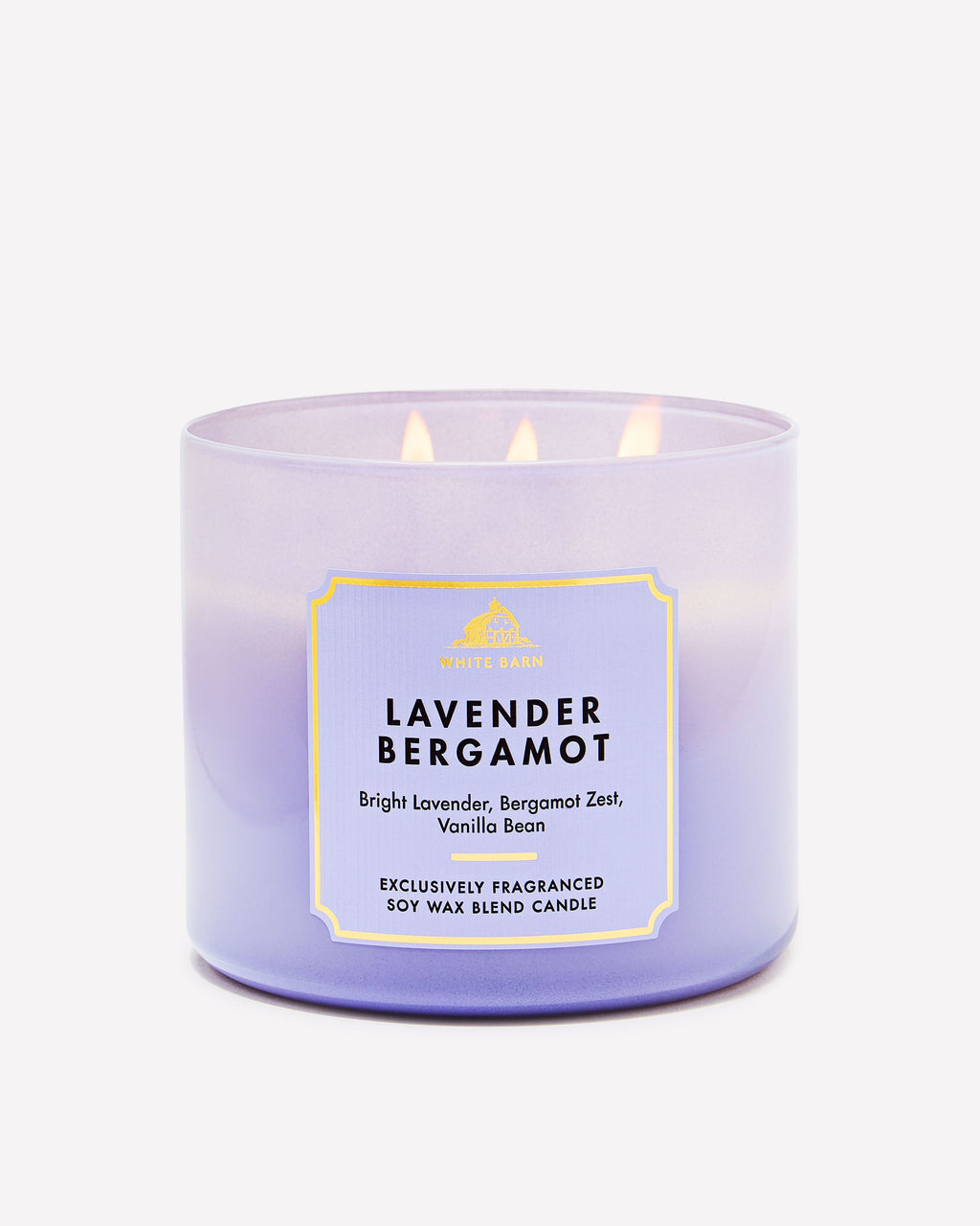 Lavender Bergamot 3-Wick Candle