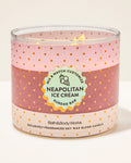 Neapolitan Ice Cream 3-Wick Candle