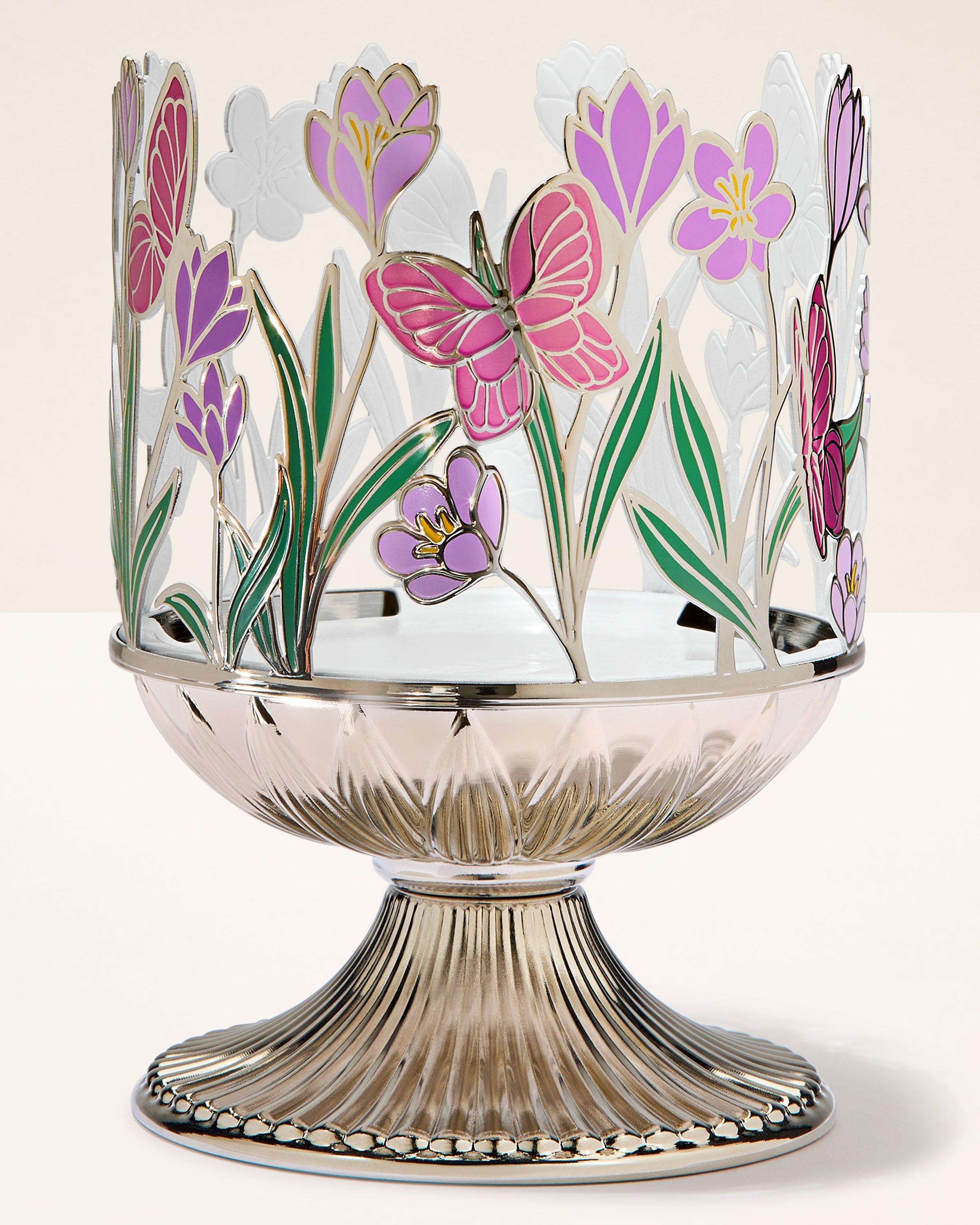 Butterfly 3-Wick Candle Holder