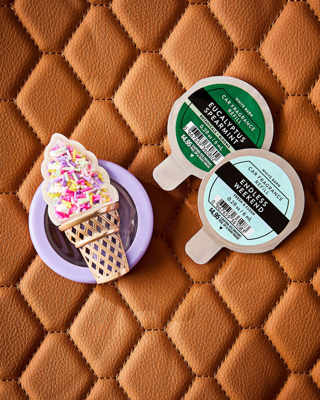 Soft Serve Cone with Sprinkles Car Fragrance Holder