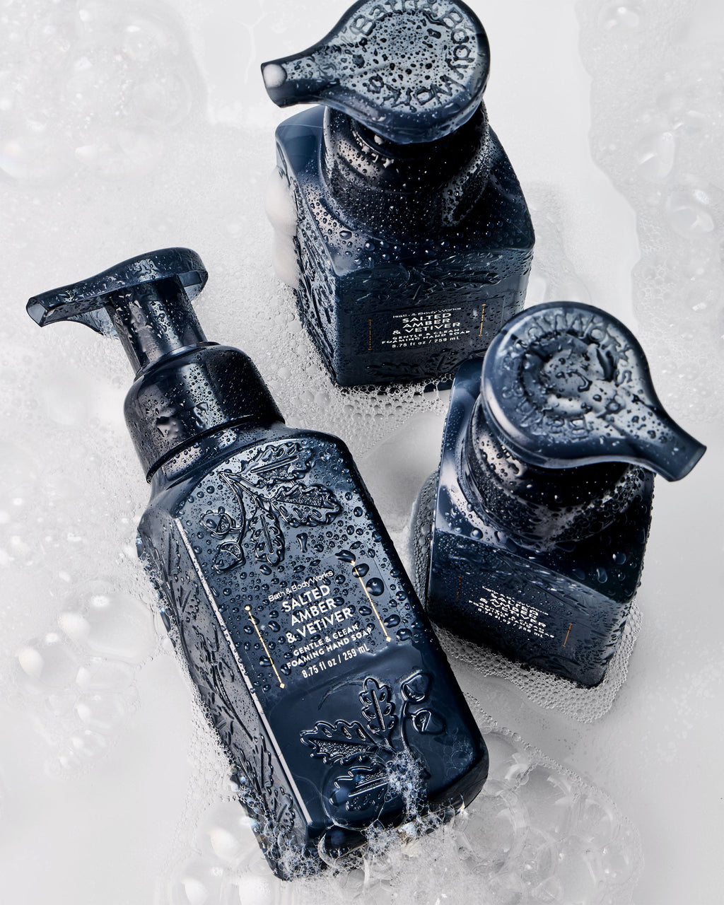 Salted Amber & Vetiver Gentle & Clean Foaming Hand Soap