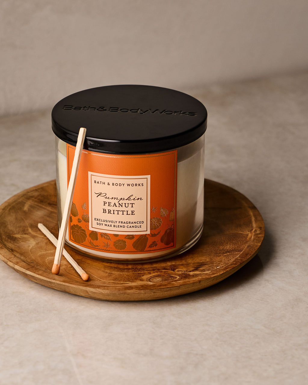 Pumpkin Peanut Brittle 3-Wick Candle