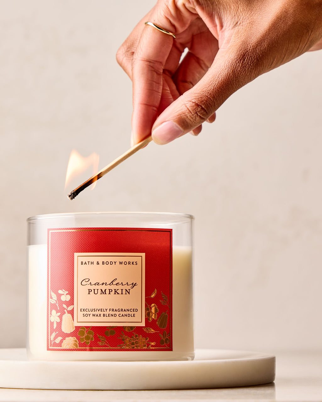 Cranberry Pumpkin 3-Wick Candle