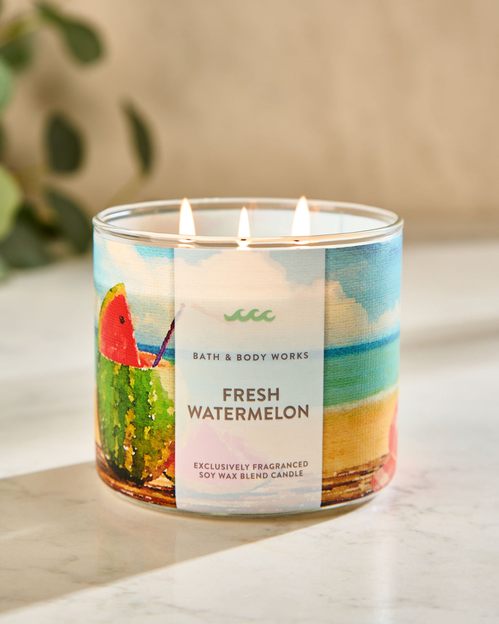 Fresh Watermelon 3-Wick Candle