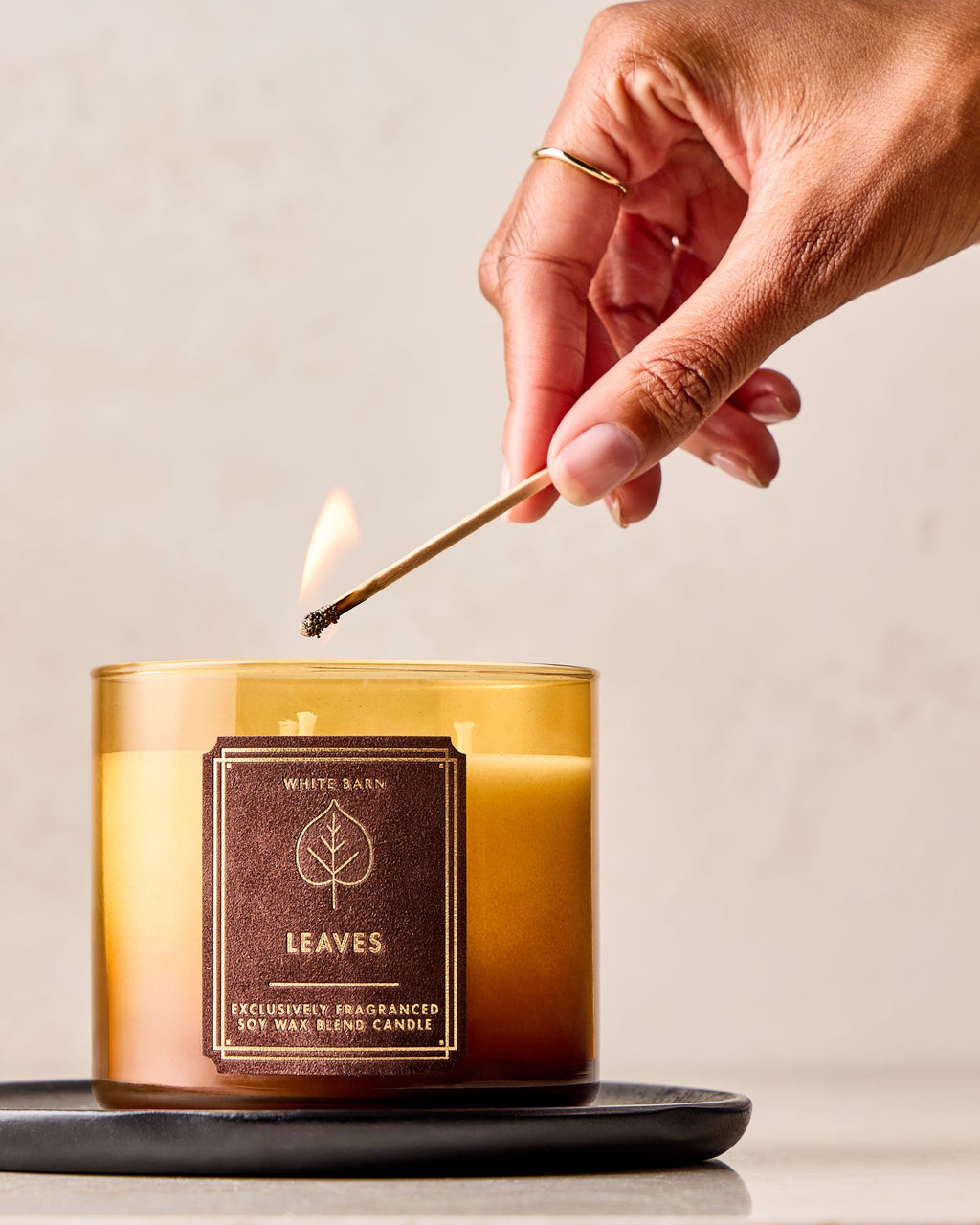 Leaves 3-Wick Candle