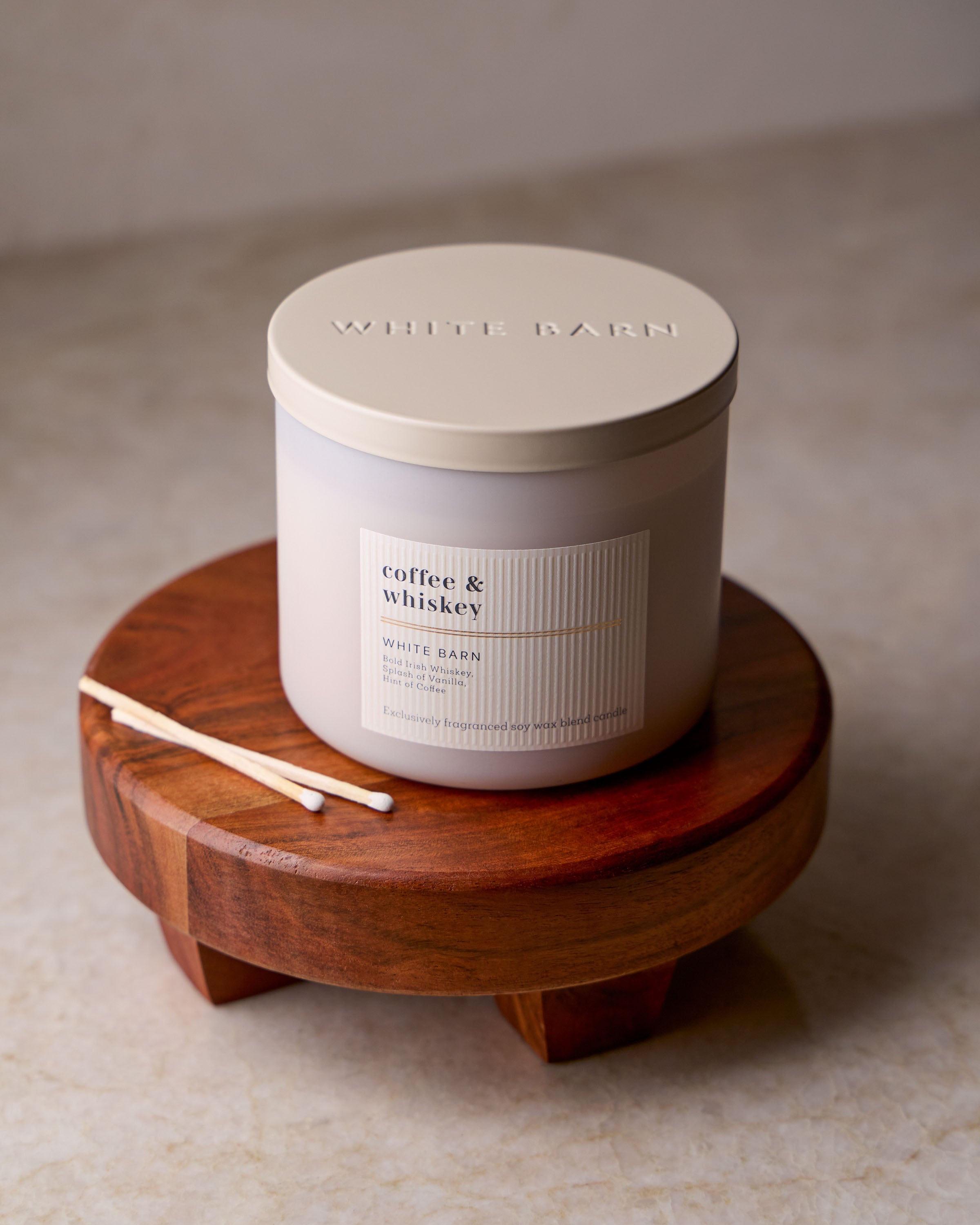 Coffee & Whiskey 3-Wick Candle