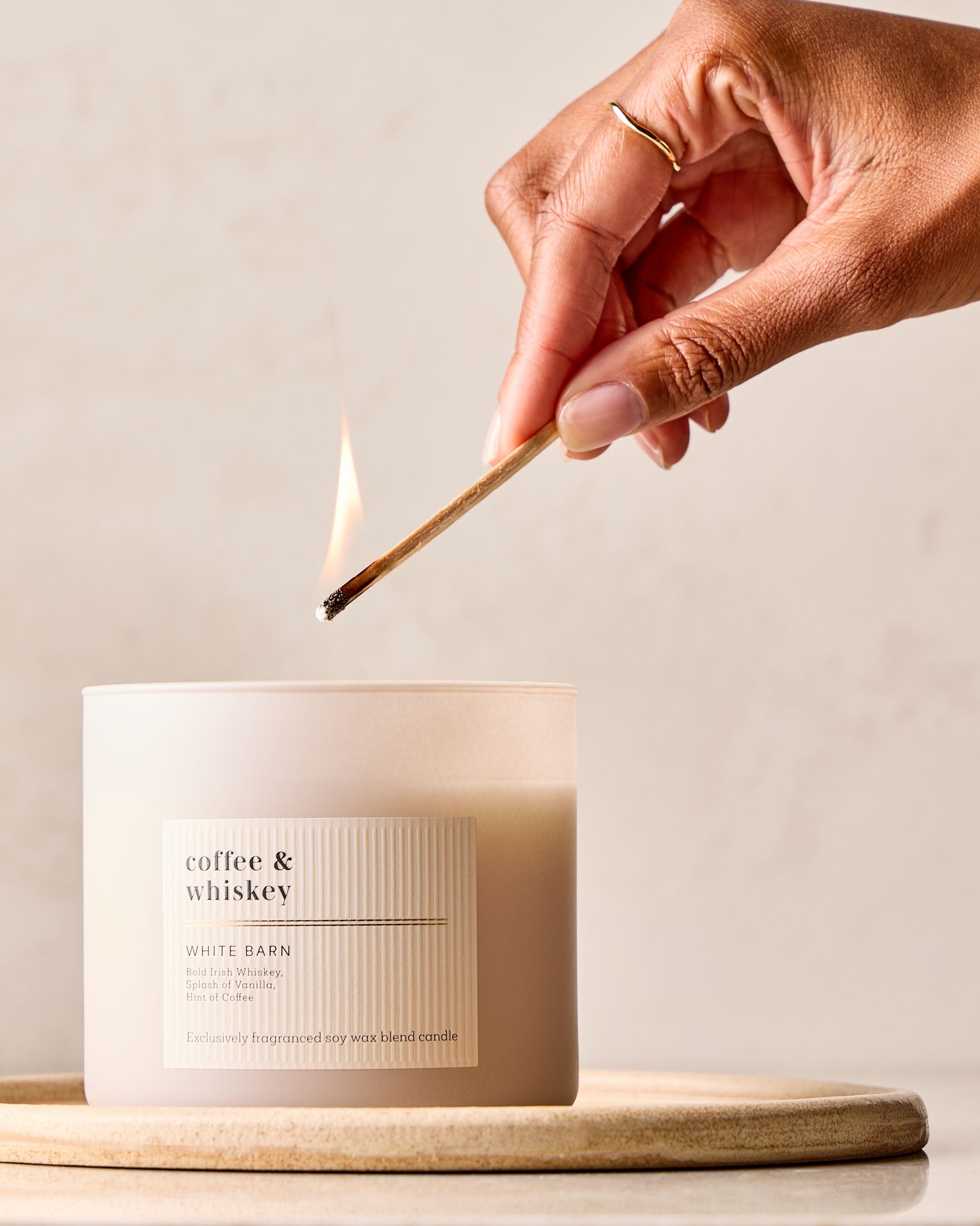 Coffee & Whiskey 3-Wick Candle