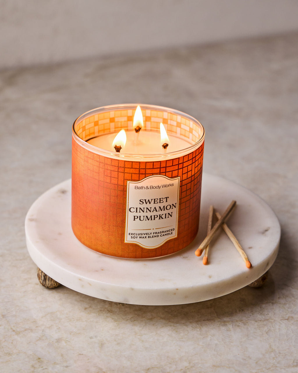 Sweet Cinnamon Pumpkin 3-Wick Candle