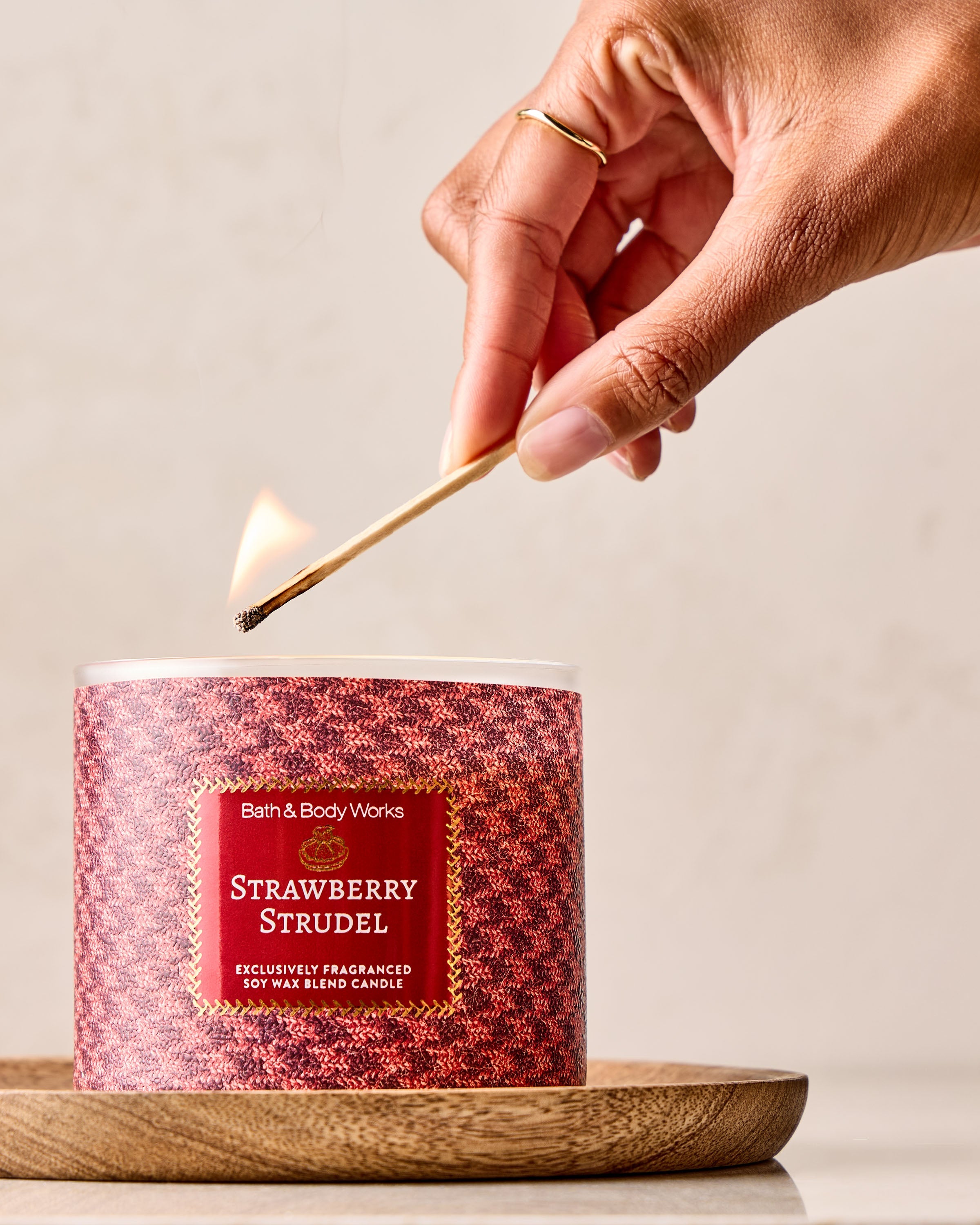 Strawberry Strudel 3-Wick Candle