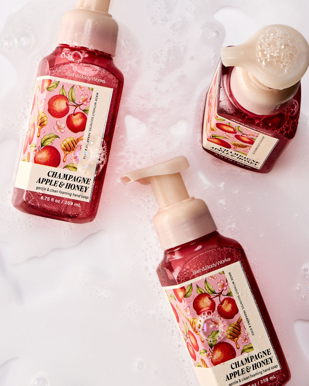 Champagne Apple & Honey Gentle & Clean Foaming Hand Soap