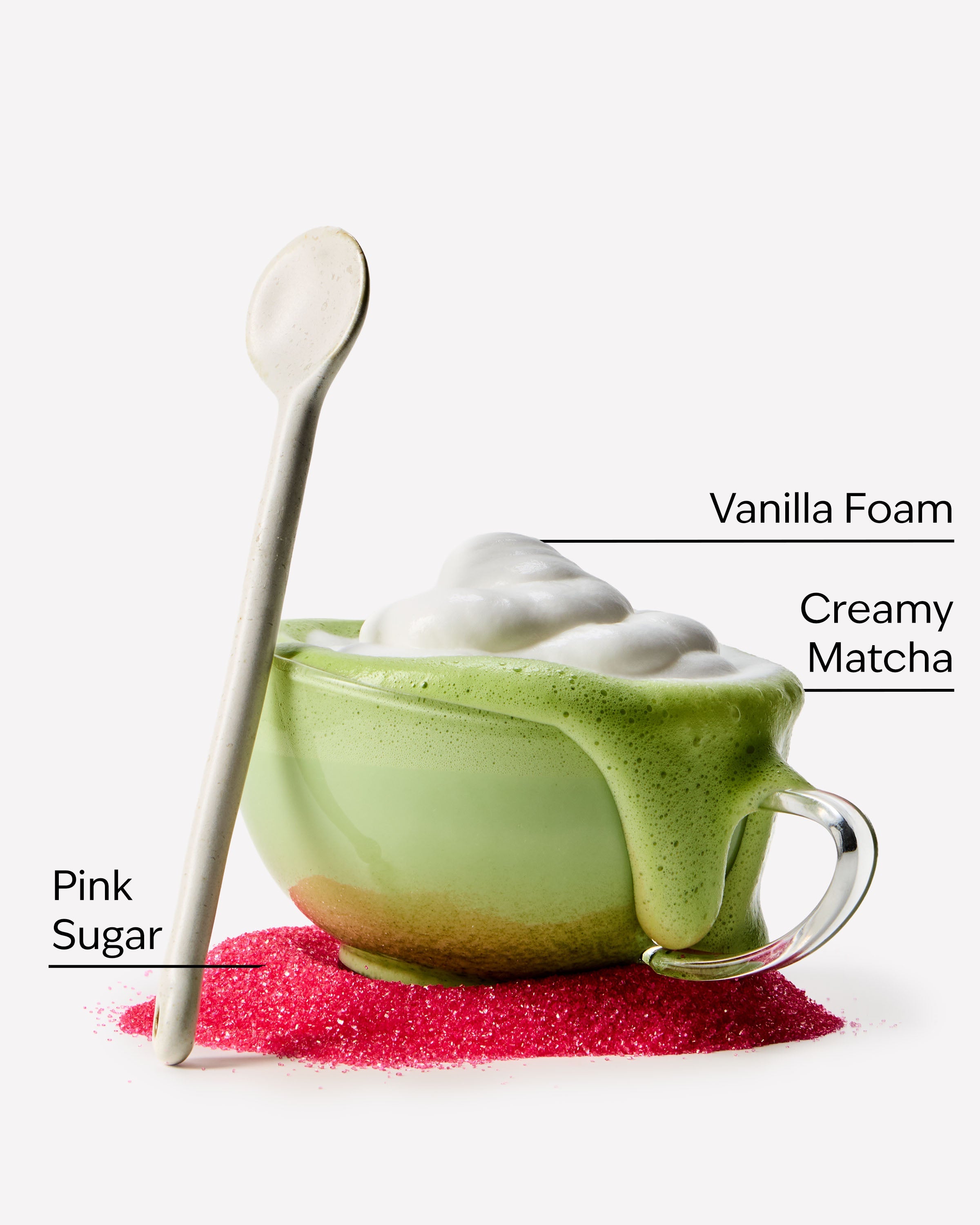 Pink Matcha Latte Gentle & Clean Foaming Hand Soap