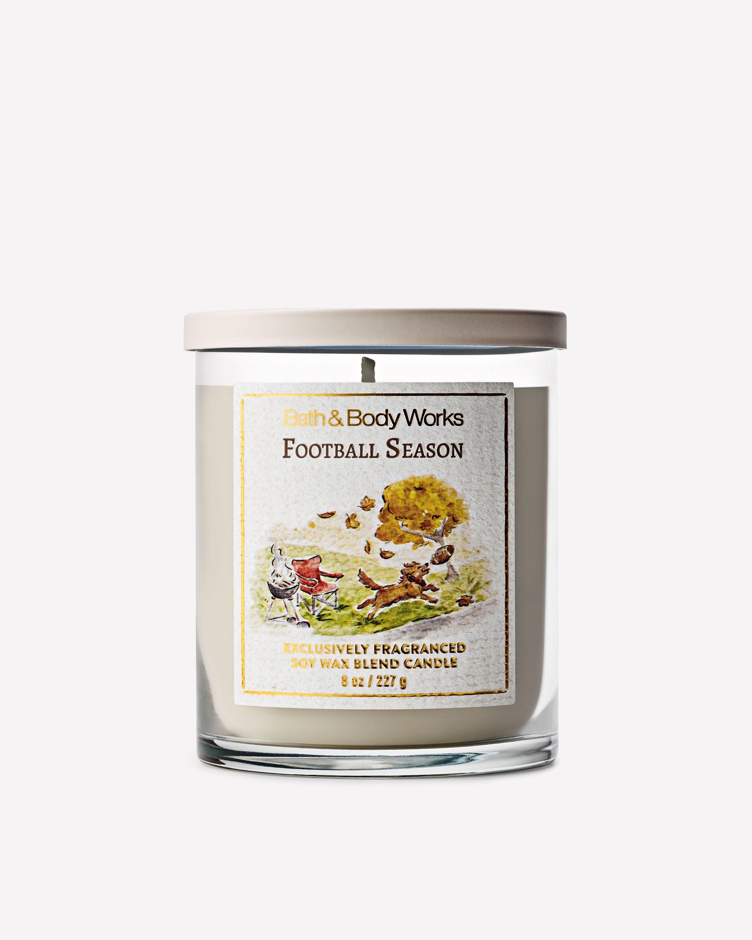 Football Season Single Wick Candle