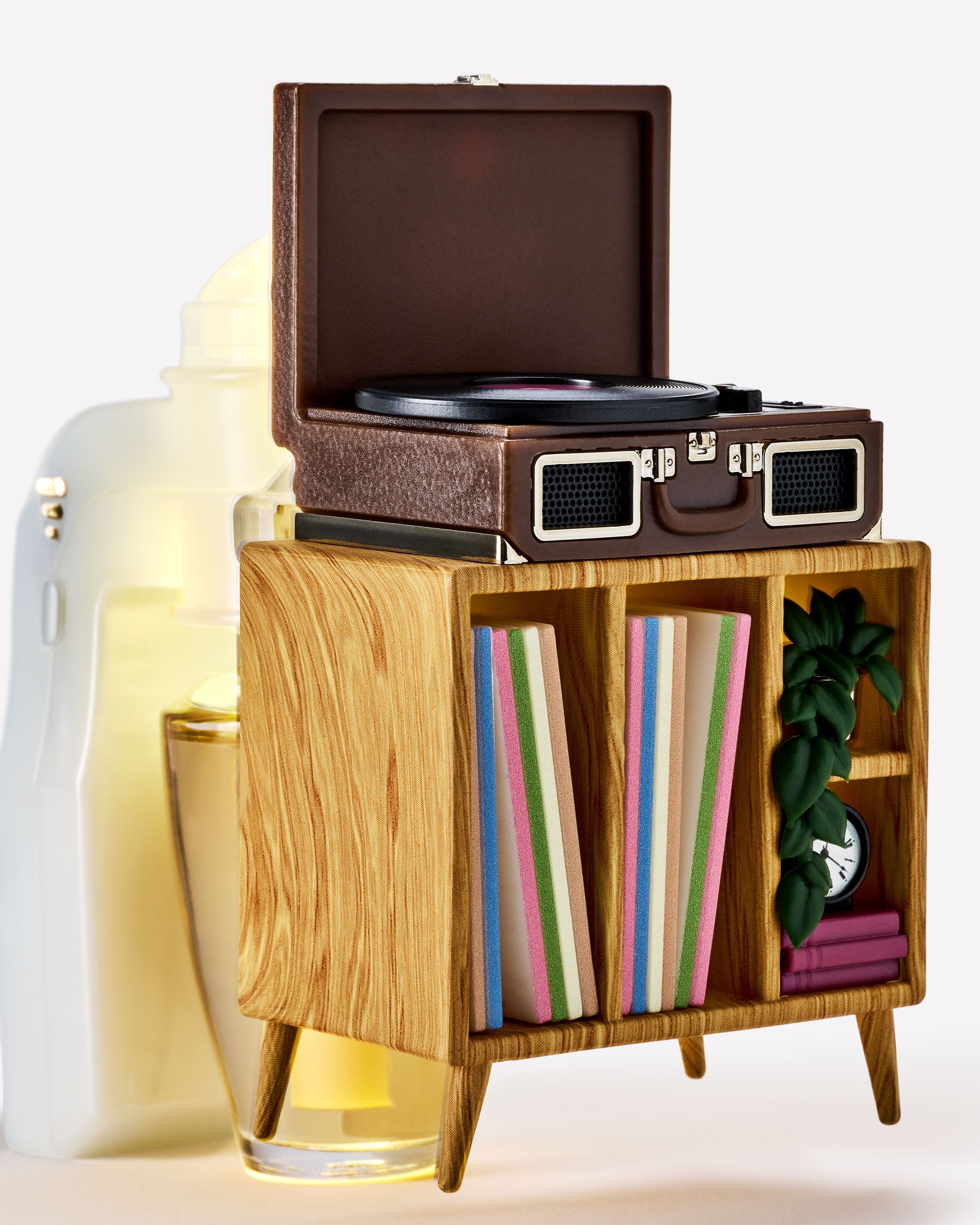 Record Player Display Scent Control&trade; Nightlight Wallflowers Fragrance Plug